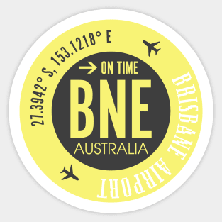 Airport Brisbane Sticker